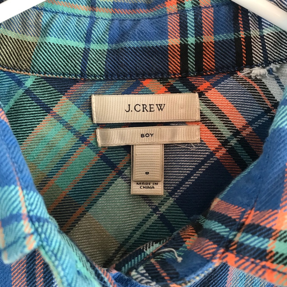 J. Crew Tartan Flannel shirt (plaid) - Picture 2 of 3